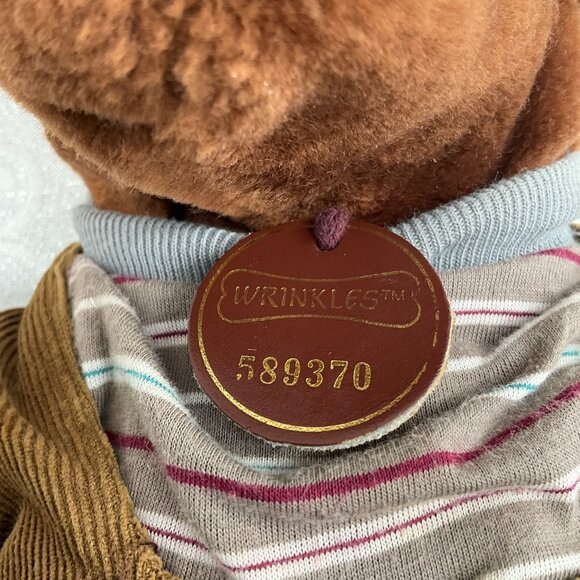 Ganz Wrinkles Brown Plush Dog Hand Puppet #589370 - Picture 2 of 6